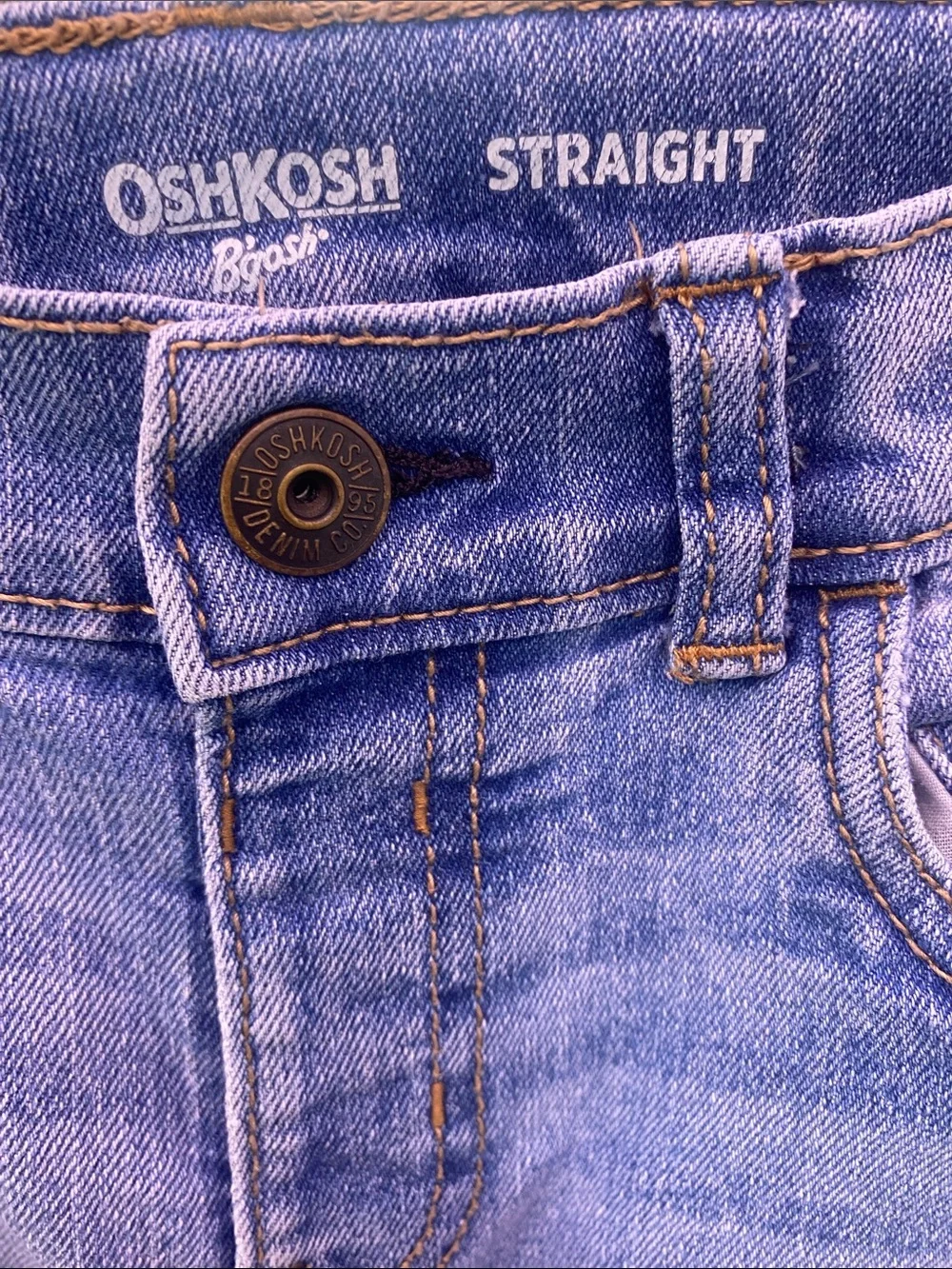 OshKosh B'gosh Kids Straight Leg Jeans - Blue Size 3T